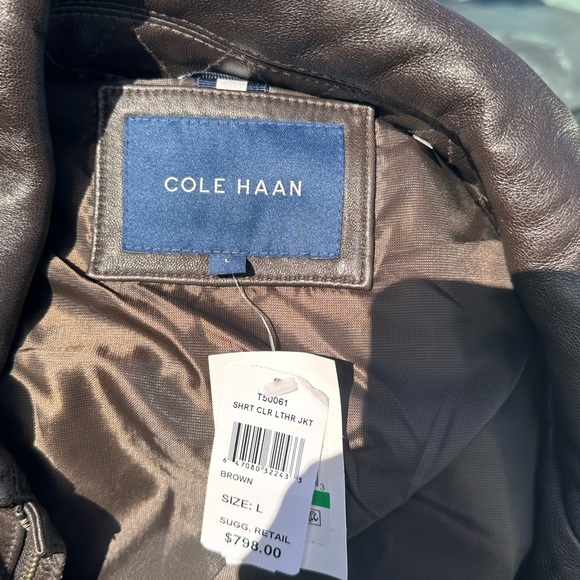 Brand new leather jacket/ biking jacket - Picture 2 of 3